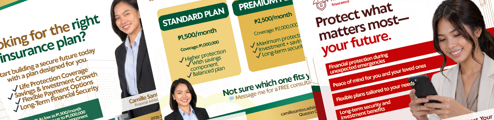 Insurance Canva Template Pack Preview